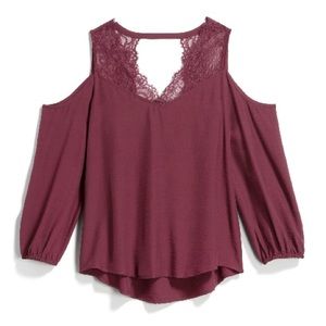 Sophie Rue - Grove Lace Cold Shoulder blouse